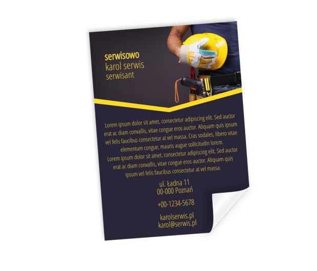 Modne kolory dla serwisanta, Usługi domowe, Serwisant - Plakaty Netprint szablony online