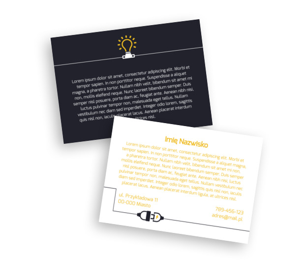 Ciekawie podane informacje, Budownictwo, Elektryk - Ulotki Netprint szablony online