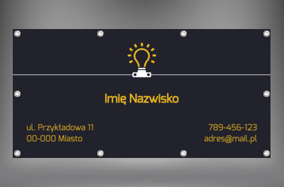 Niech stanie się jasność!, Budownictwo, Elektryk - Banery Netprint