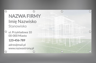 Wyjdź z reklamą w teren, Budownictwo, Deweloper - Banery Netprint
