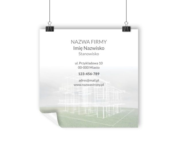 Ładnie podane informacje, Budownictwo, Deweloper - Plakaty Wielkoformatowe Netprint szablony online