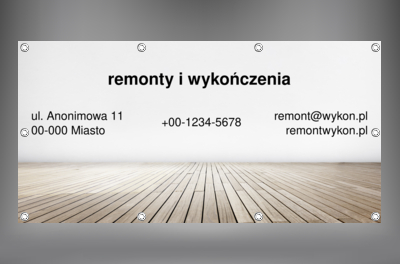 Reklama z perspektywą, Budownictwo, Remont i Wykończenia - Banery Netprint