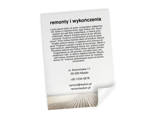 Takie będą efekty!, Budownictwo, Remont i Wykończenia - Plakaty Netprint szablony online