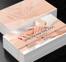 Masujące dłonie, Medycyna, Masażysta - Wizytówki Netprint