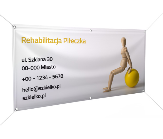 Nic ująć, nic dodać, Medycyna, Rehabilitacja - Banery Netprint szablony online