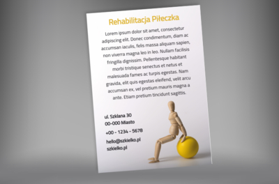 Niebanalnie i ciekawie, Medycyna, Rehabilitacja - Plakaty Netprint