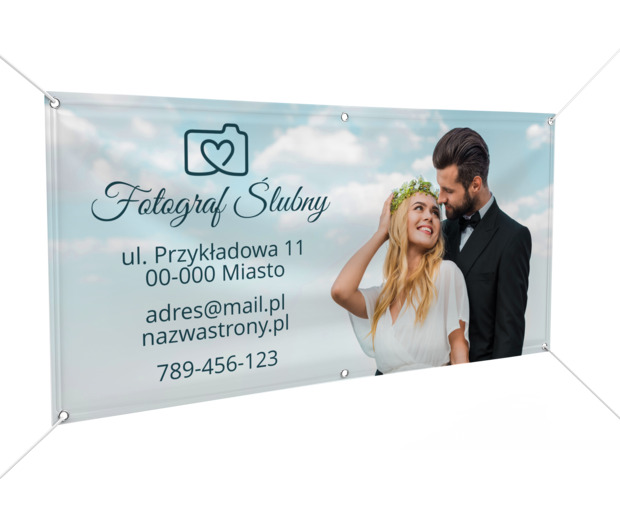 Przyciągamy uwagę przyszłych nowożeńców, Fotografia, Fotograf ślubny - Banery Netprint szablony online