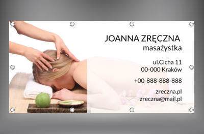 Pokaż swoją pracę, Medycyna, Masażysta - Banery Netprint