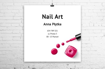 Minimalizm? Ale jaki!, Zdrowie i uroda, Wizaż - Plakaty Wielkoformatowe Netprint