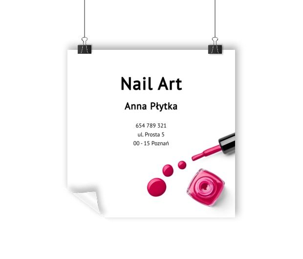 Minimalizm? Ale jaki!, Zdrowie i uroda, Wizaż - Plakaty Wielkoformatowe Netprint szablony online