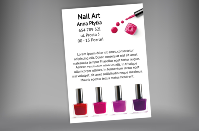 Bądź widoczna z daleka, Zdrowie i uroda, Wizaż - Plakaty Netprint