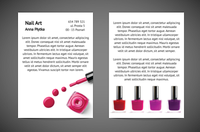 Informacja i kolory, Zdrowie i Uroda, Wizaż - Ulotki Netprint