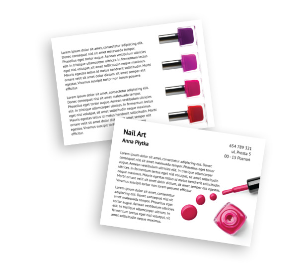 Zaskakujemy asymetrią, Zdrowie i Uroda, Wizaż - Ulotki Netprint szablony online