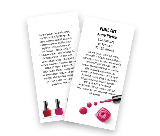 Dynamika reklamy i koloru, Zdrowie i Uroda, Wizaż - Ulotki Netprint szablony online