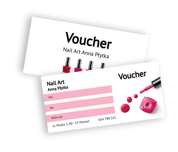 Stylowy podarunek, Zdrowie i uroda, Wizaż - Vouchery Netprint szablony online