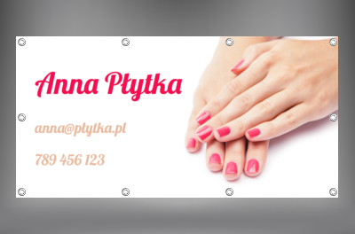 Zachęta w rozmiarze XXL, Zdrowie i uroda, Salon kosmetyczny - Banery Netprint