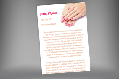 Grafika i dużo informacji, Zdrowie i uroda, Salon kosmetyczny - Plakaty Netprint