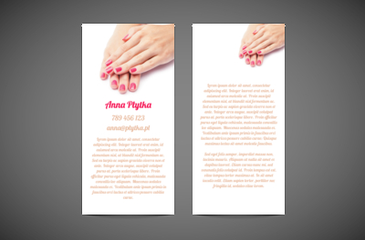 Od góry do dołu, Zdrowie i Uroda, Salon Kosmetyczny - Ulotki Netprint