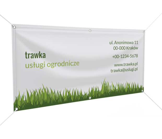 Przyciągaj klientów dobrą energią, Środowisko i Przyroda, Usługi ogrodnicze - Banery Netprint szablony online