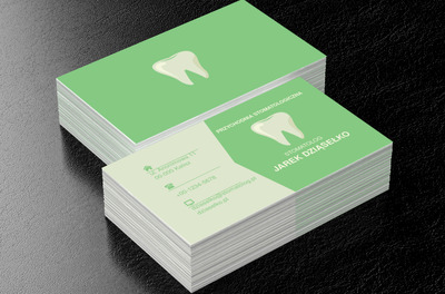 Perłowa biel, Medycyna, Stomatologia - Wizytówki Netprint