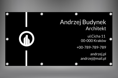 Przyciągaj głęboką czernią, Budownictwo, Architektura - Banery Netprint