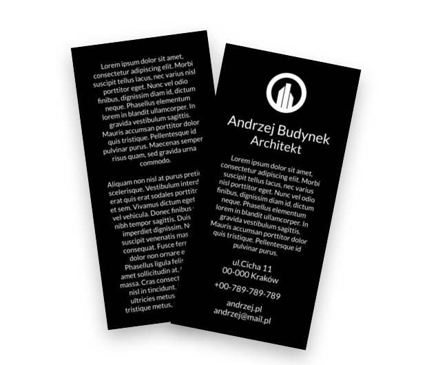 Dobry format - nowoczesna grafika, Budownictwo, Architektura - Ulotki Netprint szablony online