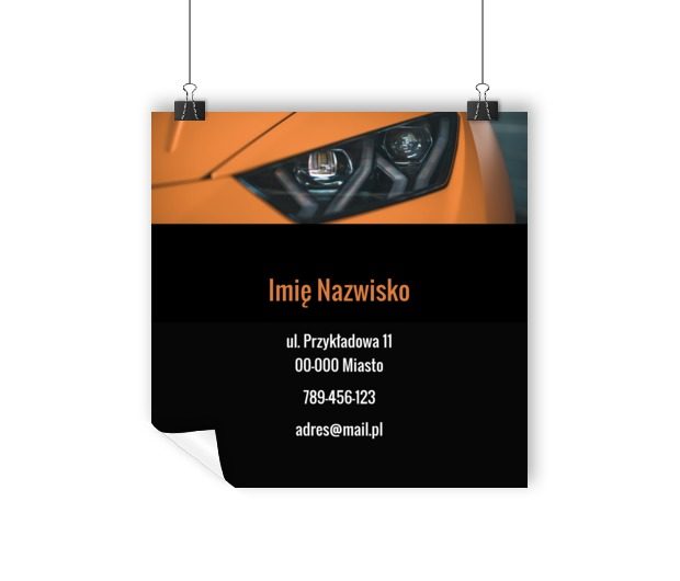 Gramy kolorowym kontrastem , Motoryzacja, Dealer - Plakaty Wielkoformatowe Netprint szablony online