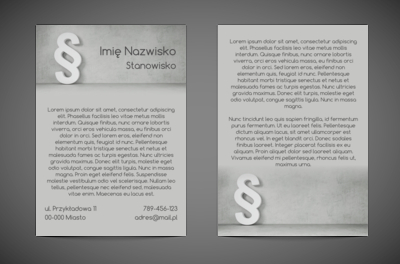 Ciekawie przekazane informacje, Prawo, Radca Prawny - Ulotki Netprint