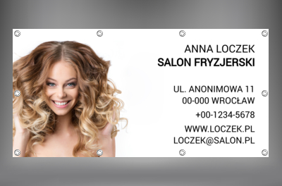 Kusimy lokalne konsumentki, Zdrowie i uroda, Salon fryzjerski - Banery Netprint