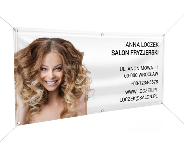 Kusimy lokalne konsumentki, Zdrowie i uroda, Salon fryzjerski - Banery Netprint szablony online