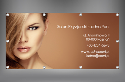 Pozytywna energia na reklamie, Zdrowie i uroda, Salon fryzjerski - Banery Netprint
