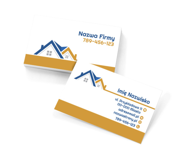 Profesjonalizm w każdym calu, Budownictwo, Firma budowlana - Wizytówki Netprint szablony online