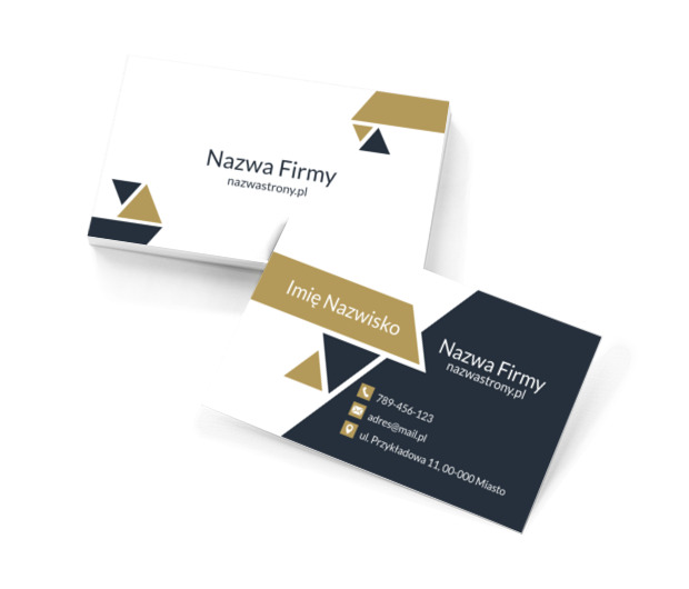 Dla nowoczesnej firmy, Motywy, Uniwersalne - Wizytówki Netprint szablony online