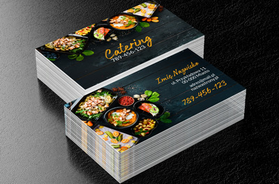 Coś na ząb dla każdego, Gastronomia, Catering - Wizytówki Netprint