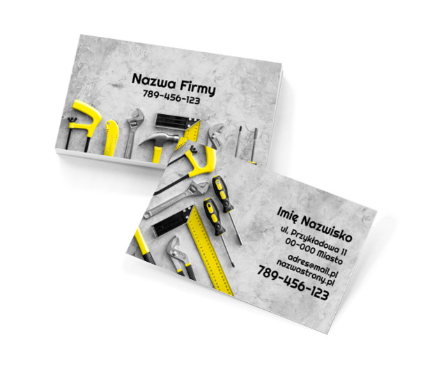 Perfekcjonista to ty, Budownictwo, Remont i Wykończenia - Wizytówki Netprint szablony online