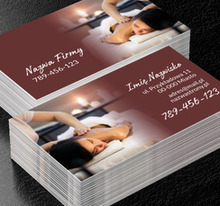 Zapowiedź błogiego relaksu, Medycyna, Masażysta - Wizytówki Netprint