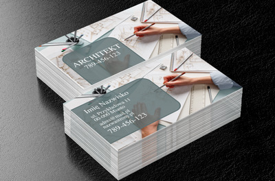 Tworzenie przyszłości to wasz świat, Budownictwo, Architektura - Wizytówki Netprint