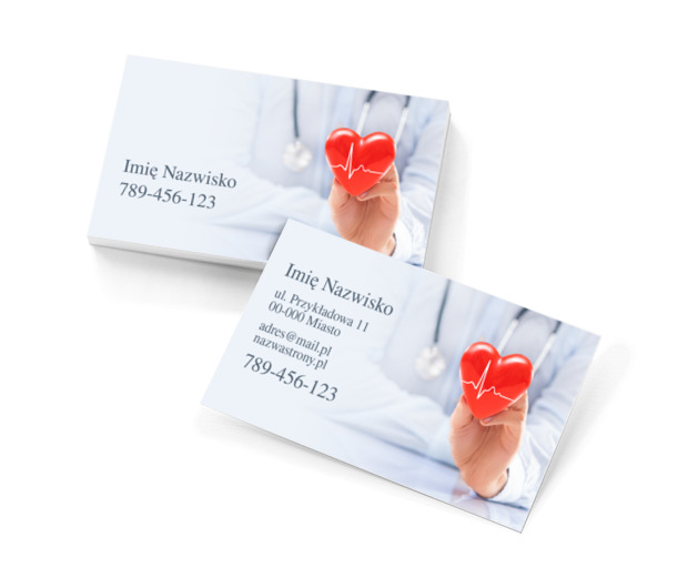 Specjalista godny zaufania, Medycyna, Lekarz - Wizytówki Netprint szablony online