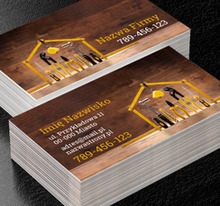 Wszystko pod kontrolą, Budownictwo, Firma budowlana - Wizytówki Netprint