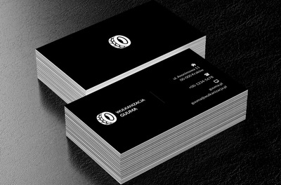 Biała guma, Motoryzacja, Wulkanizacja - Wizytówki Netprint