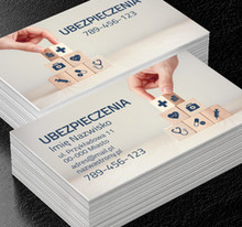 Zabezpieczamy wasz komfort, Finanse i ubezpieczenia, Firma ubezpieczeniowa - Wizytówki Netprint