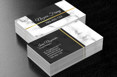 Prestiżowa wizytówka imienna, Motywy, Glamour - Wizytówki Netprint