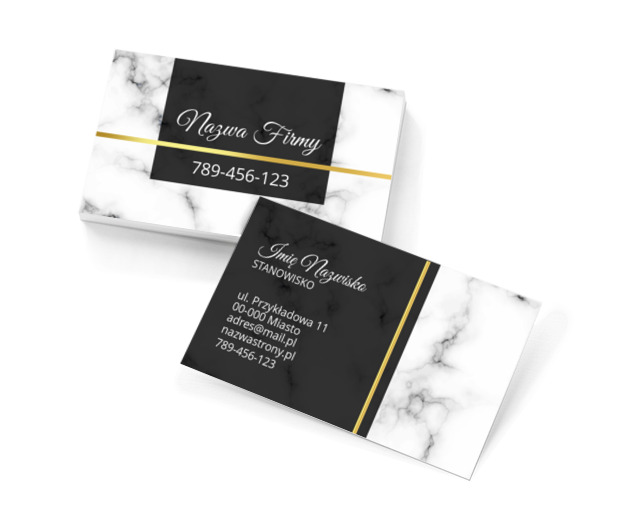 Prestiżowa wizytówka imienna, Motywy, Glamour - Wizytówki Netprint szablony online