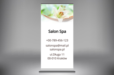 Modna bliskość natury, Zdrowie i uroda, SPA - Roll-up Netprint