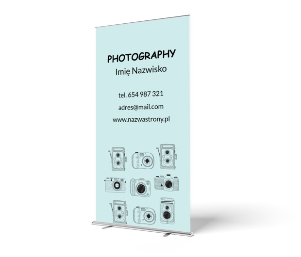Zbuduj zaufanie dla doświadczenia, Fotografia, Usługi fotograficzne - Roll-up Netprint szablony online
