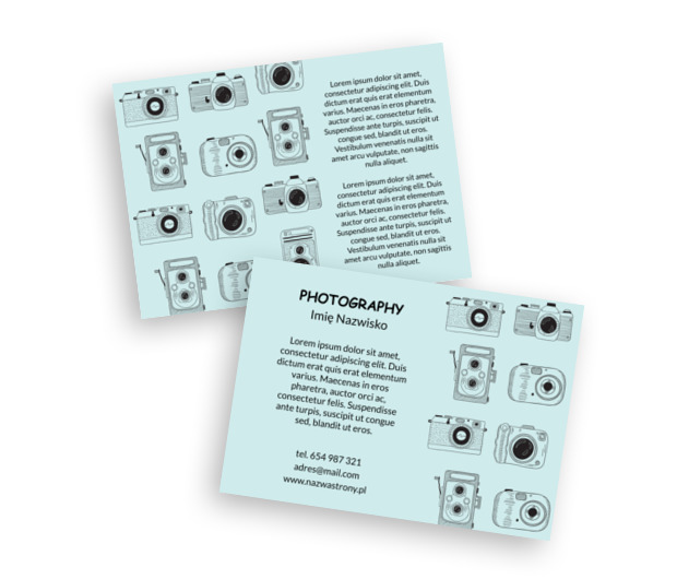 Zmieniamy proporcje, Fotografia, Usługi fotograficzne - Ulotki Netprint szablony online