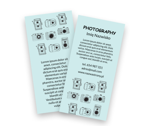 Nadaj reklamie nowoczesną formę, Fotografia, Usługi fotograficzne - Ulotki Netprint szablony online