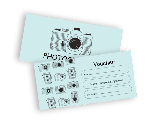 Ciekawie podana promocja, Fotografia, Usługi fotograficzne - Vouchery Netprint szablony online