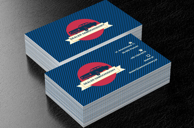 Amerykański design, Motoryzacja, Dealer - Wizytówki Netprint