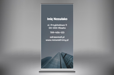 Nikt nie przegapi waszej reklamy, Nieruchomość, Biuro nieruchomości - Roll-up Netprint